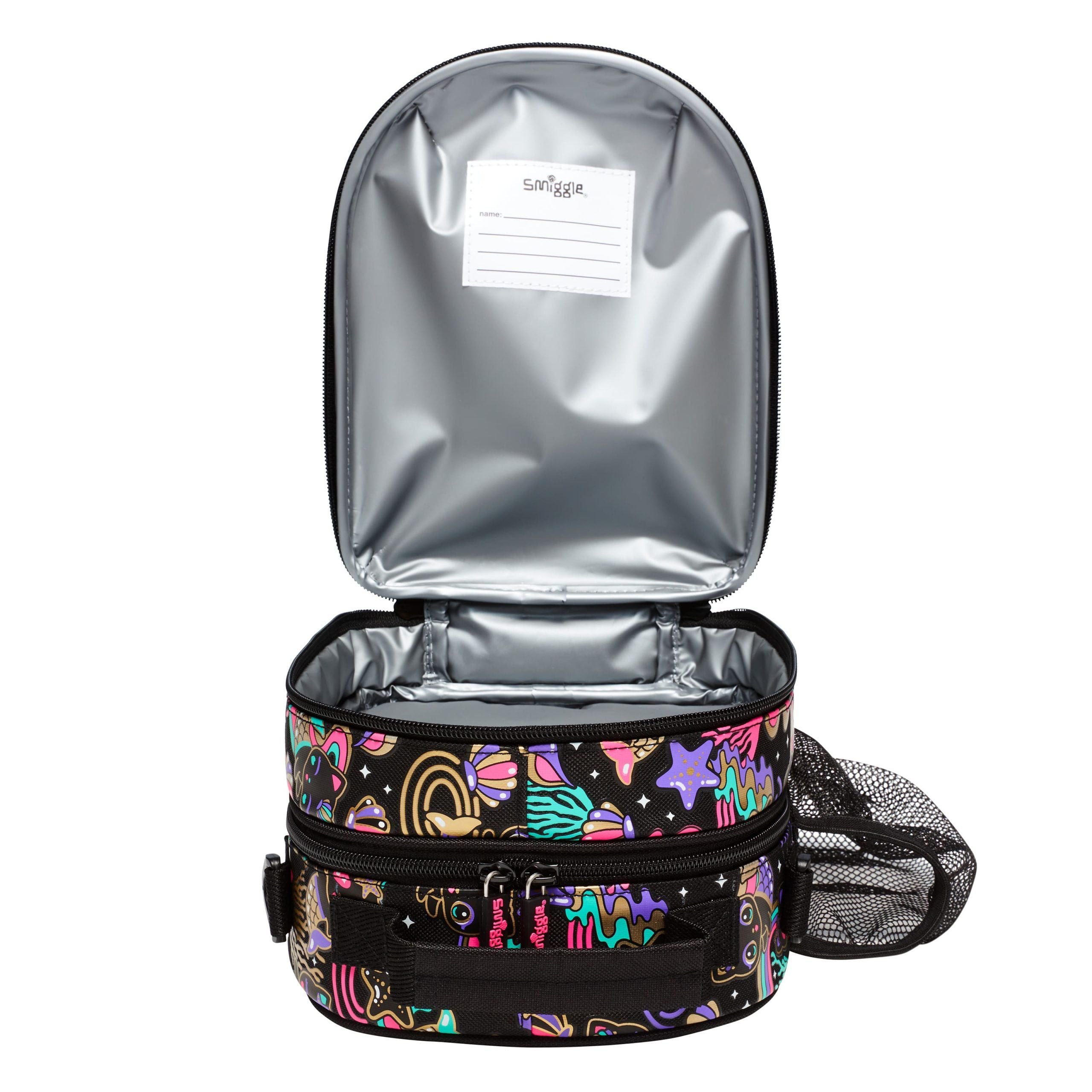 Smiggle - Hey There Askılı Hardtop Curve Beslenme Çantası-Dinossi