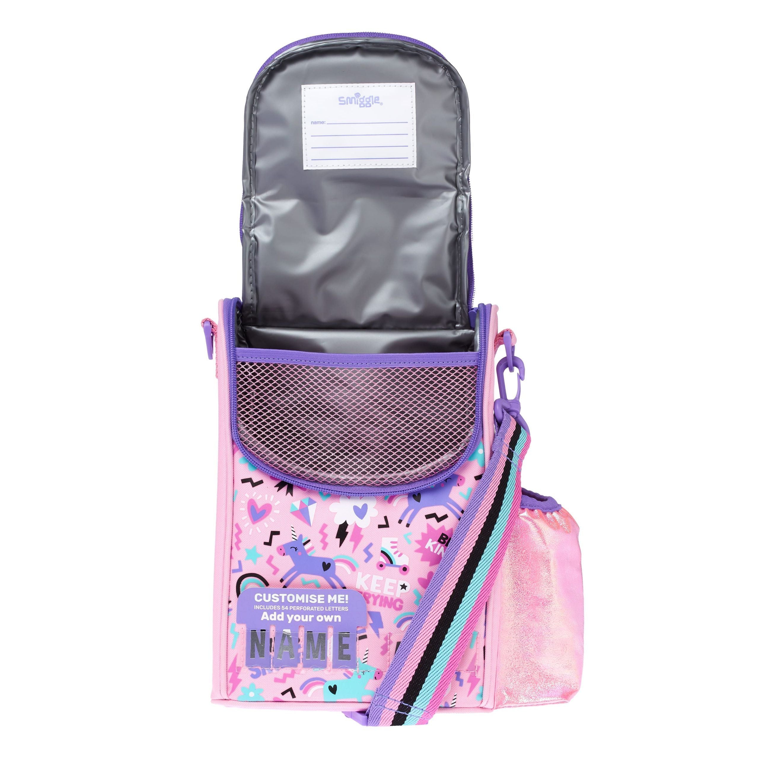 Smiggle - Cloud Nine Junior İsimlikli Beslenme Çantası-Dinossi