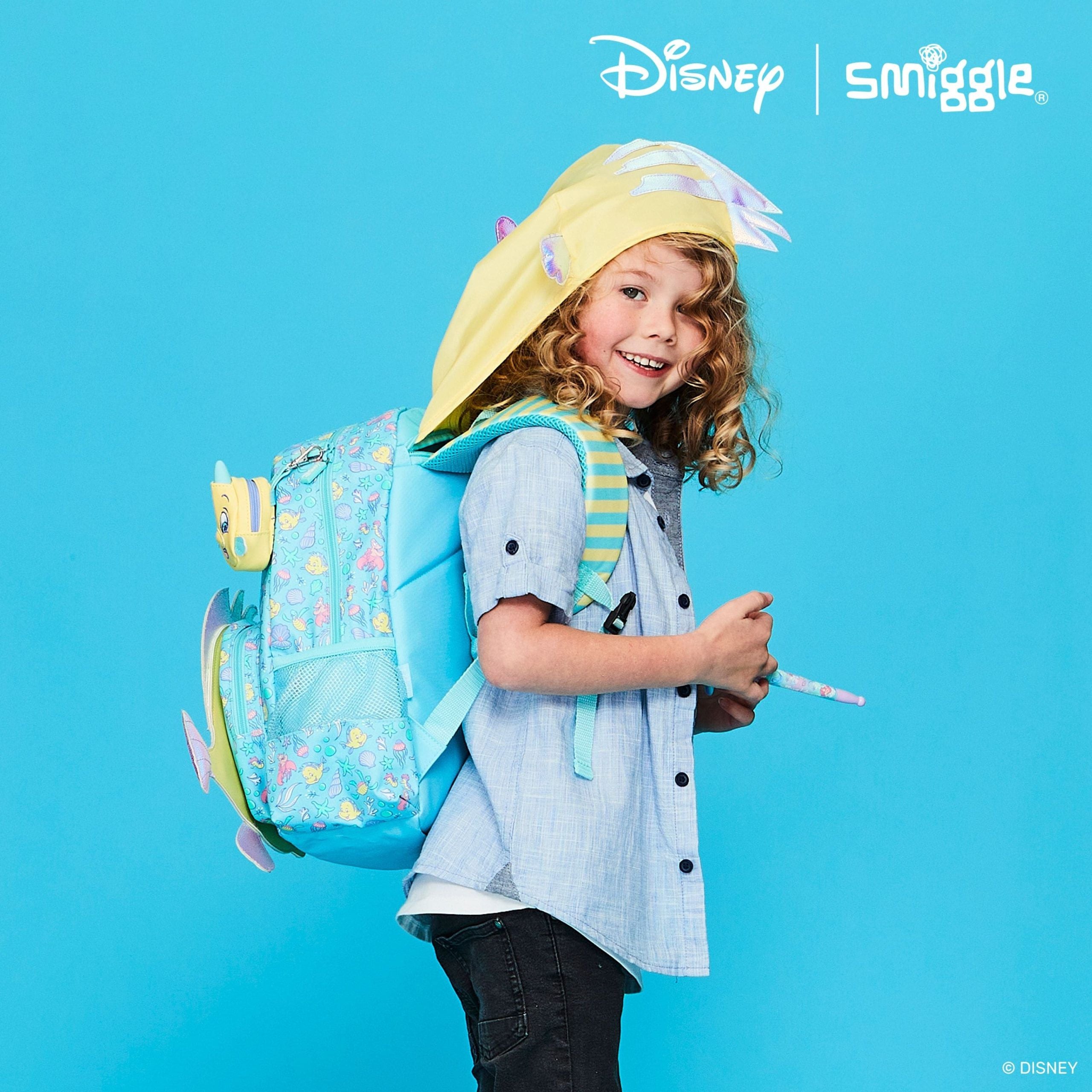 Smiggle - Disney Prenses Junior Hoodie Sırt Çantası-Dinossi