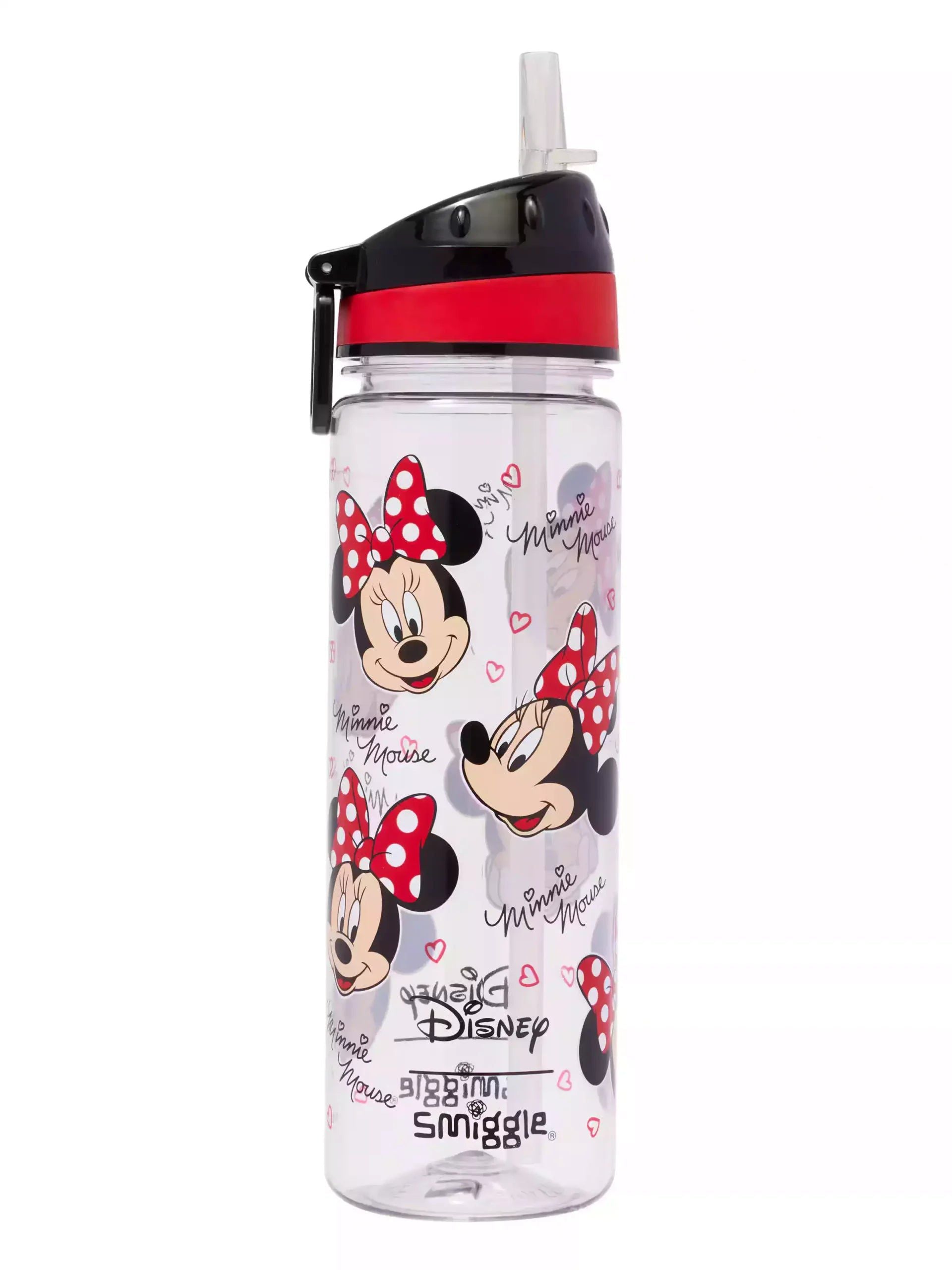 Smiggle - Minnie Mouse 650ML Pipetli BPAsız Suluk-Dinossi