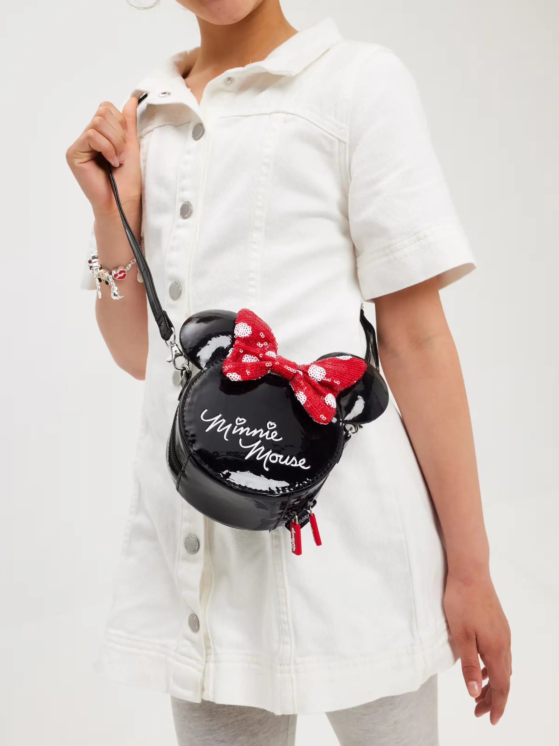 Smiggle - Minnie Mouse Omuz Çantası-Dinossi