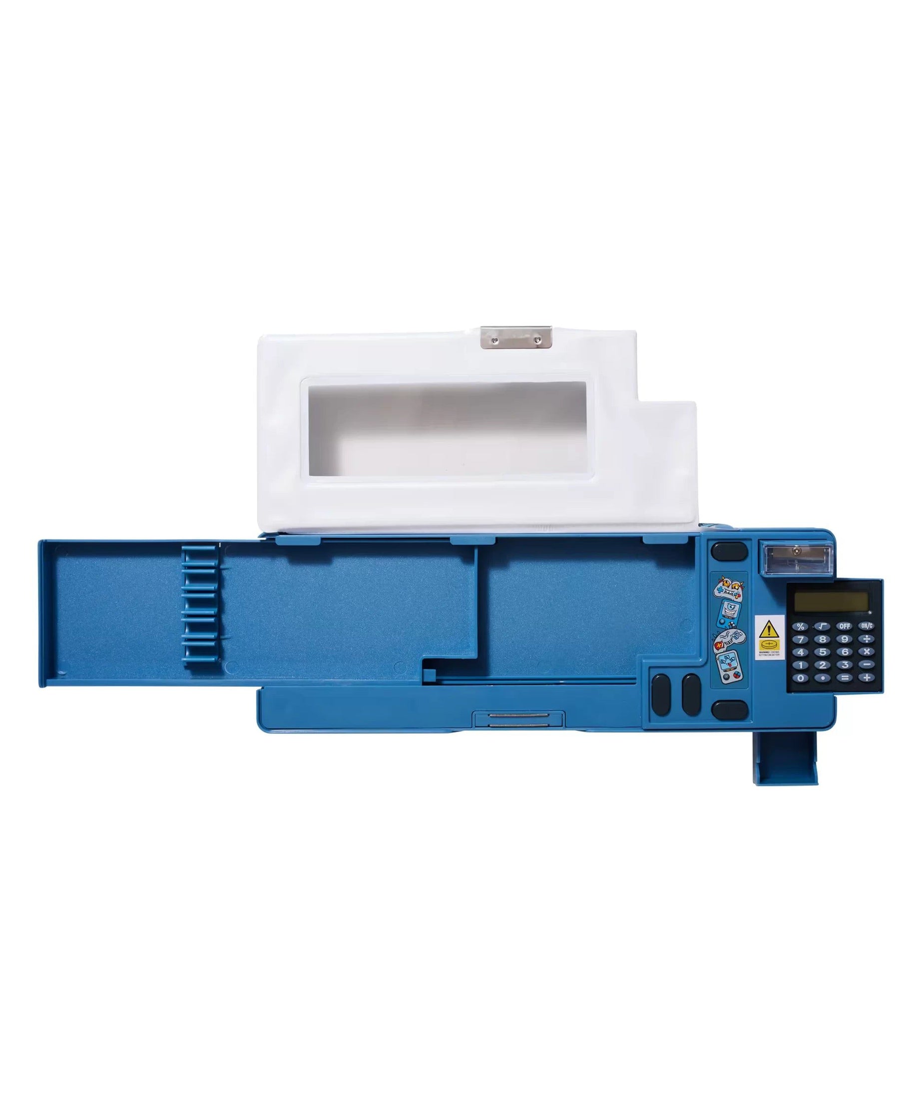 Smiggle - Away Hesap Makineli Otomatik Kalem Kutusu-Dinossi