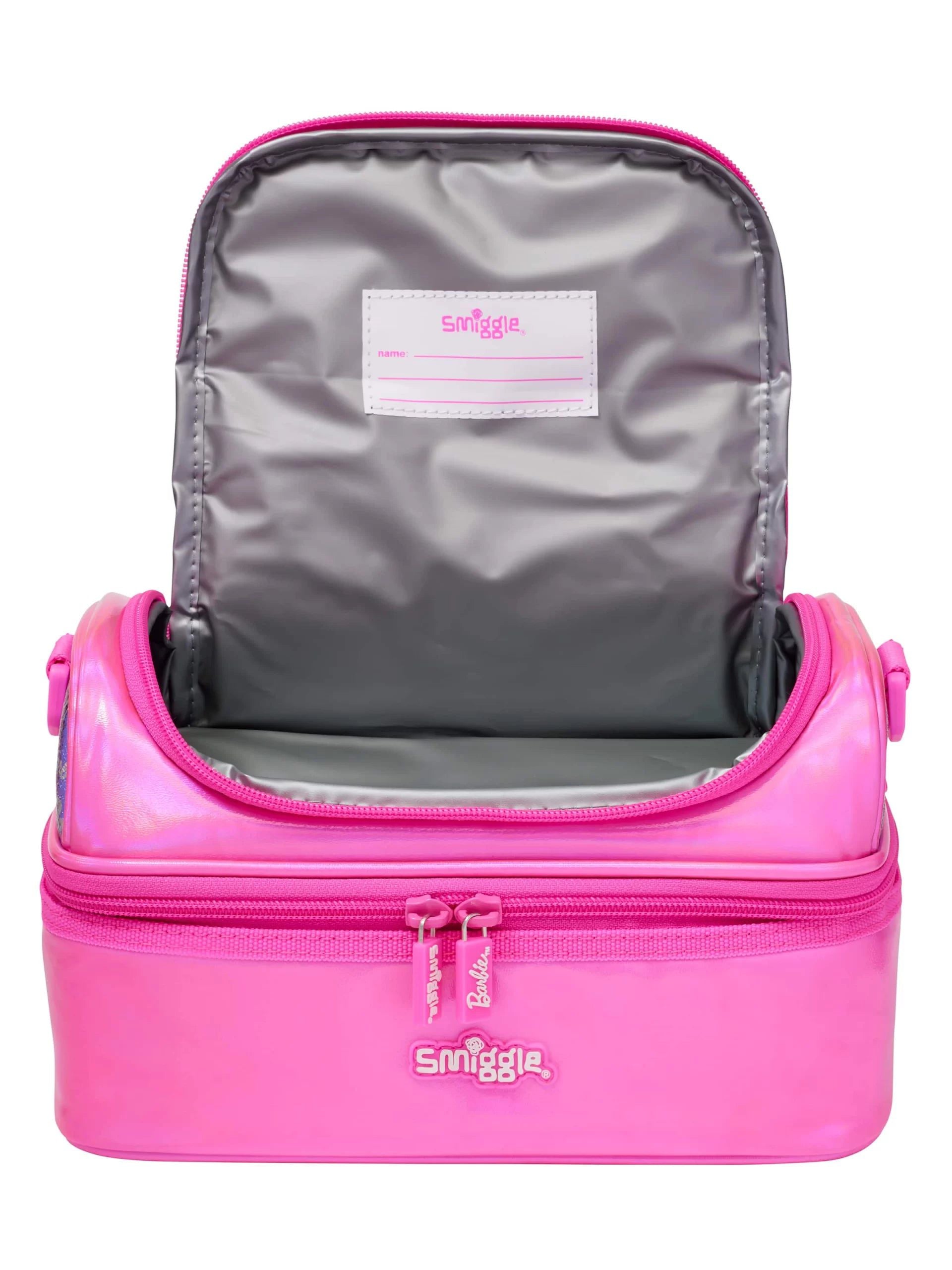 Smiggle - Barbie Çift Katlı Beslenme Çantası-Dinossi