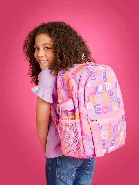 Smiggle - Smiggler Klasik Okul Sırt Çantası-Dinossi
