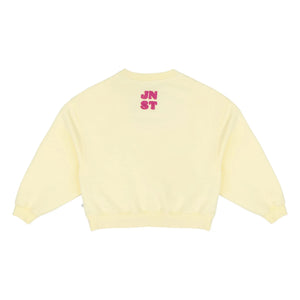 Jenest - Tammie organik pamuklu sweatshirt | Soluk sarı