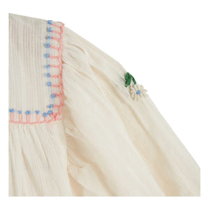 Emile et Ida – Bestickte Bluse | Creme