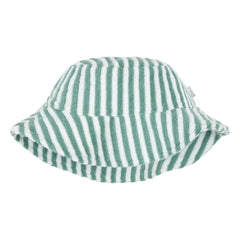 Petit Lem - Striped Organic Cotton Sponge Bob | Turquoise