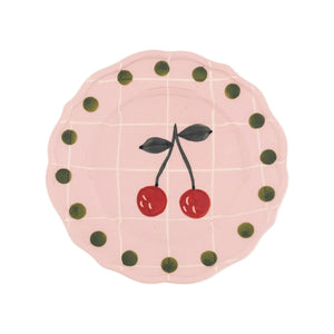 Bitossi - Cherry Plate | Rose Boisé