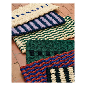 Hay - Coco Stripe Geniş paspas | Lavanta