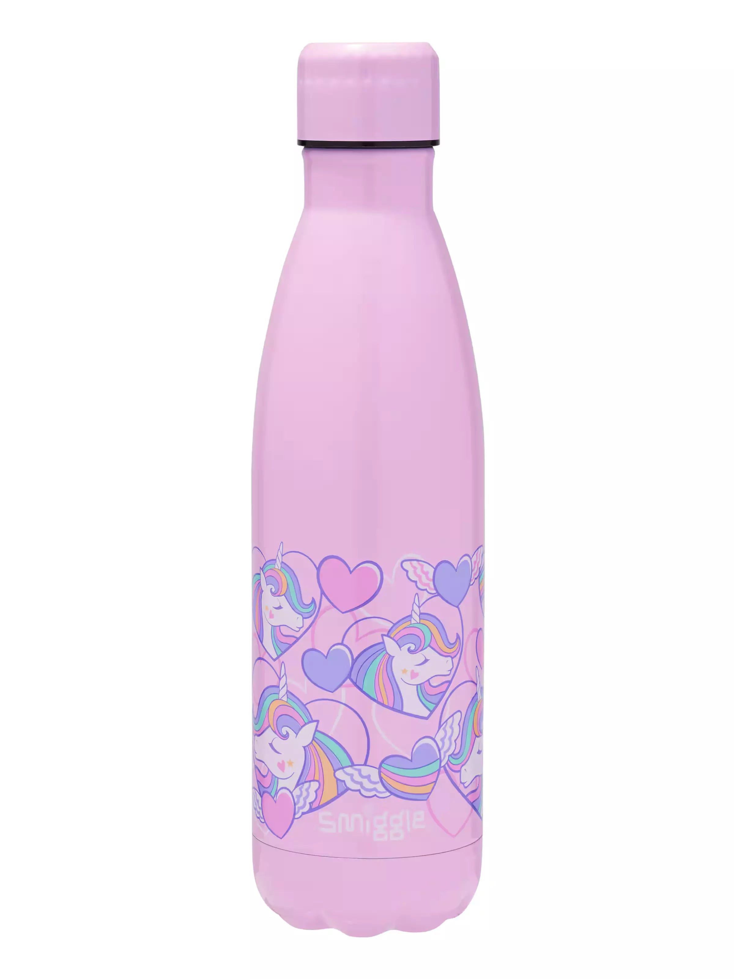 Smiggle Fly High Covered Steel 500ML Water Bottle Dinossi