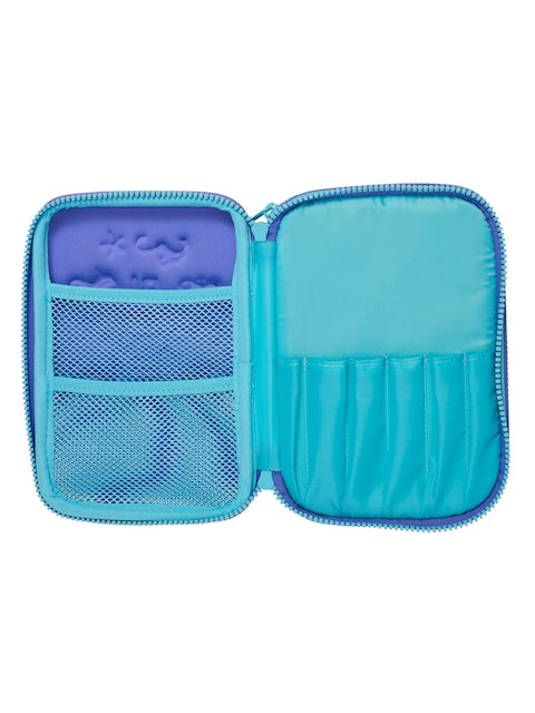 Smiggle - Epic Çift Gözlü Hardtop 3B Kalem Kutusu-Dinossi