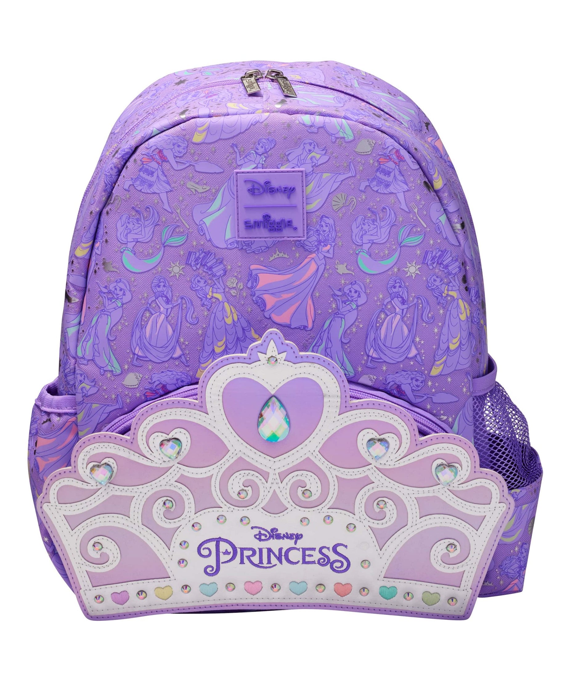 Smiggle - Disney Prenses Junior Kapşonlu Sırt Çantası-Dinossi