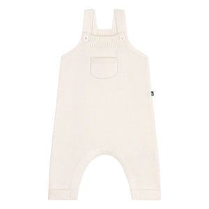 Petit Bateau - Wool Knit Overalls | Ecru
