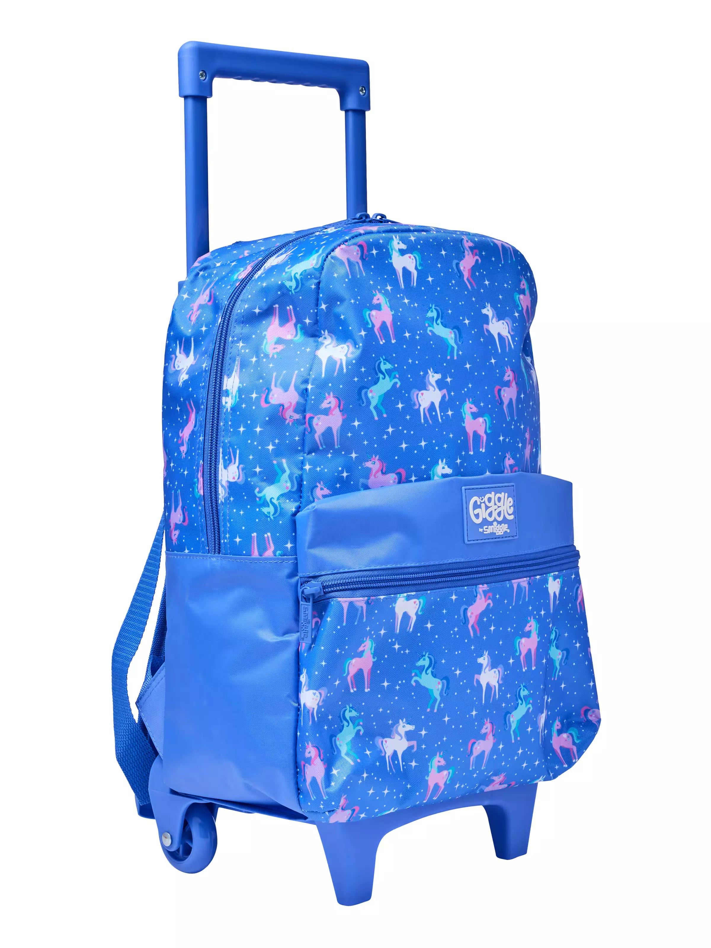 Smiggle - Giggle Çekçekli Sırt Çantası-Dinossi