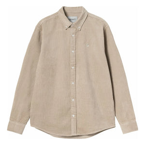 Carhartt WIP - Kadife gömlek L/S Madison | Bej