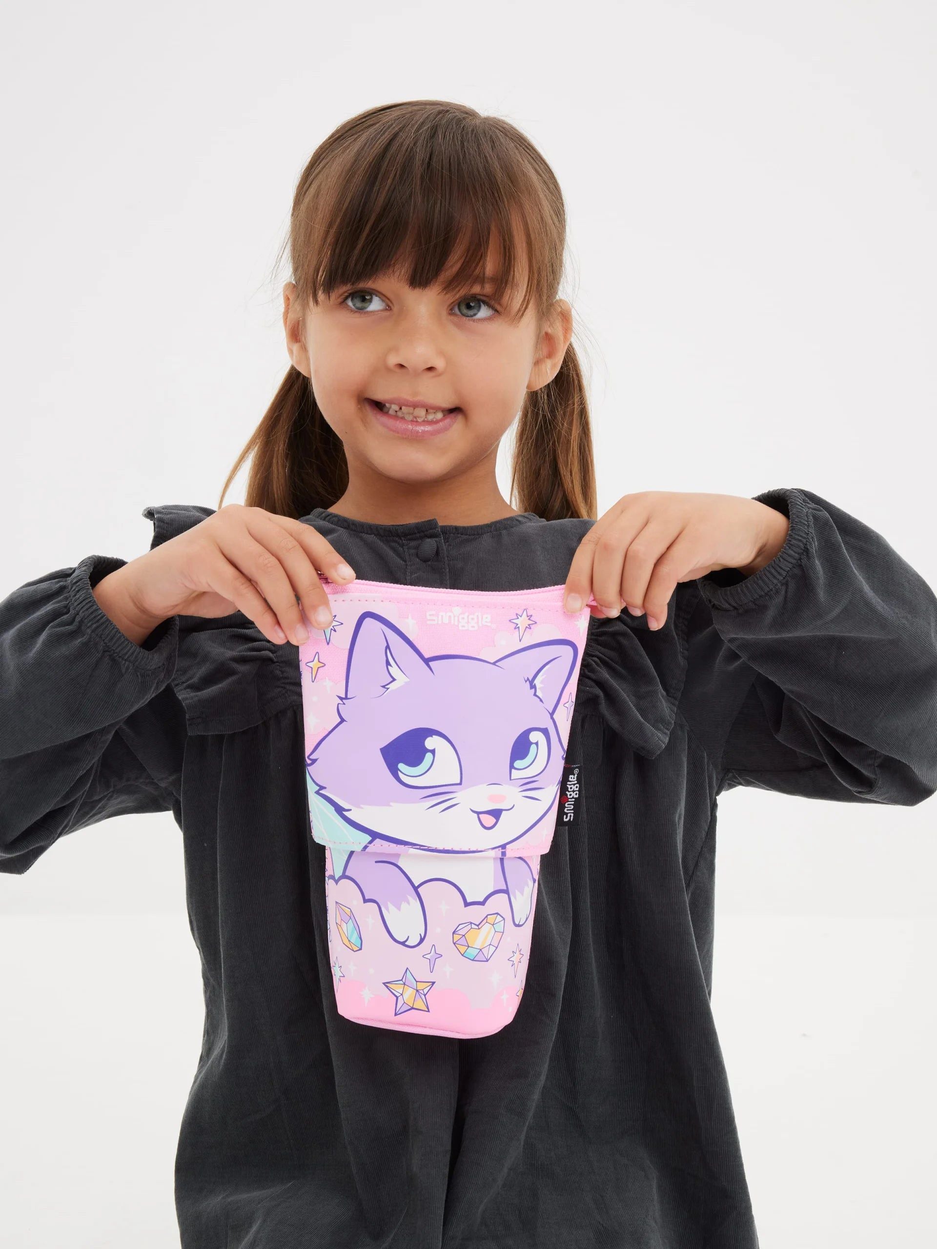 Smiggle - Happy Tales 2si 1 Arada Kalem Kutusu-Dinossi