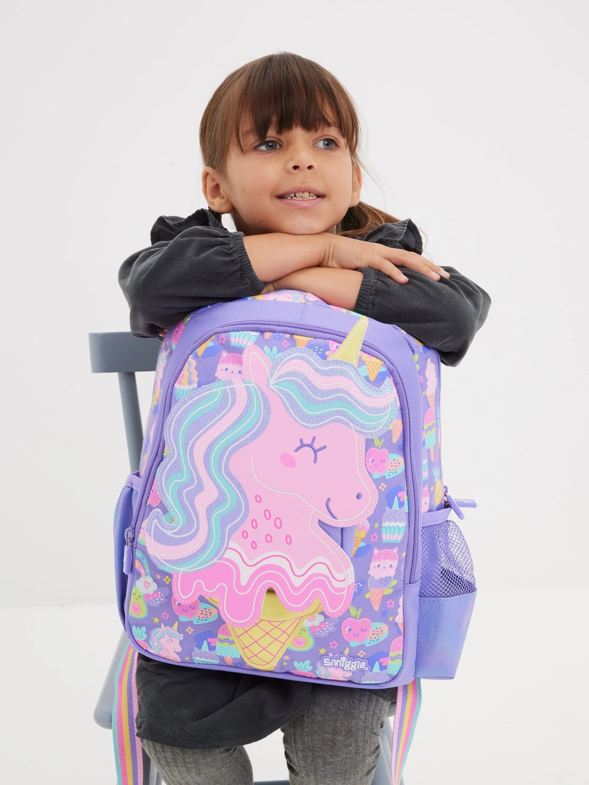 Smiggle - Happy Tales Anaokulu Sırt Çantası-Dinossi