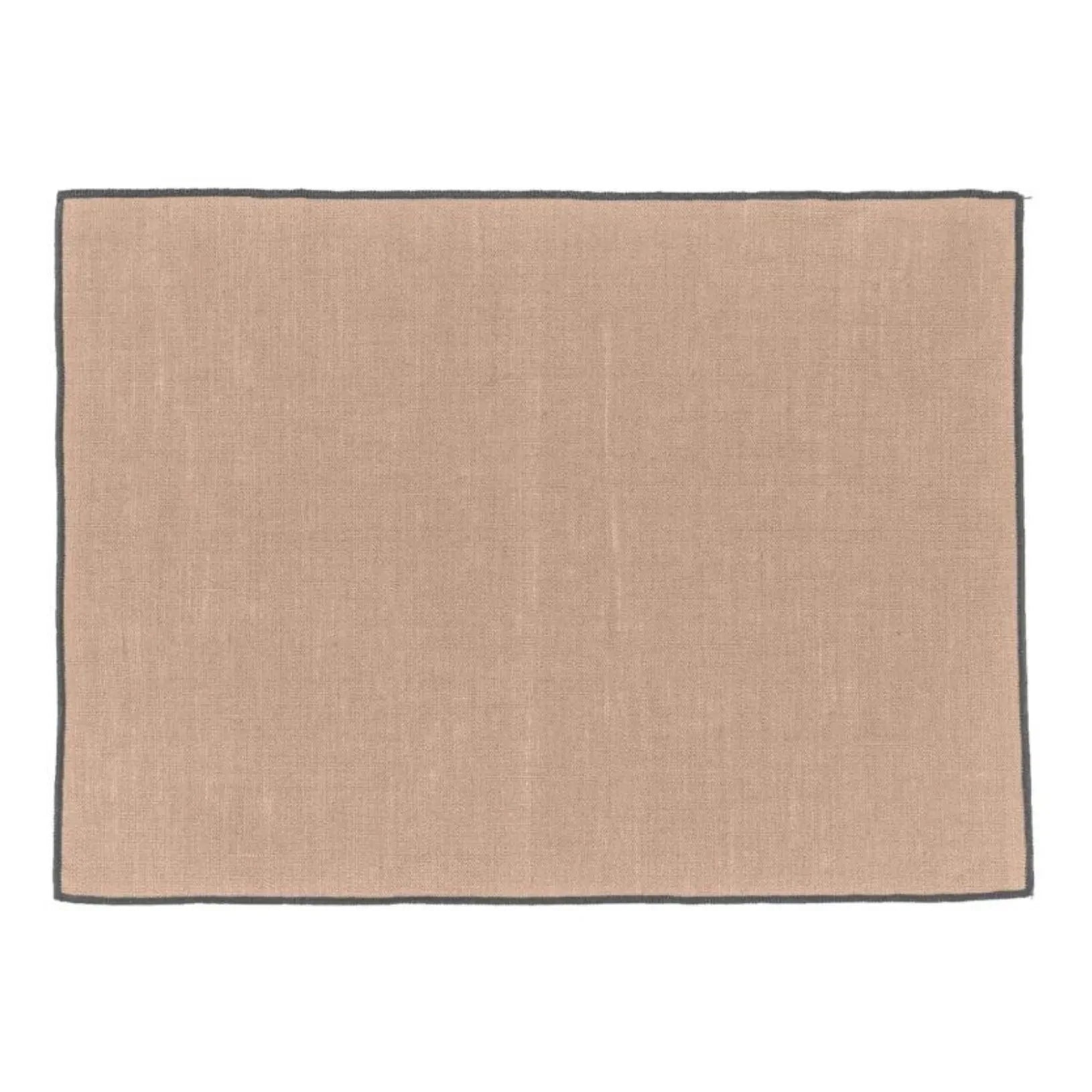 Haomy - Borgo Coated Linen Placemat | Beige Pink