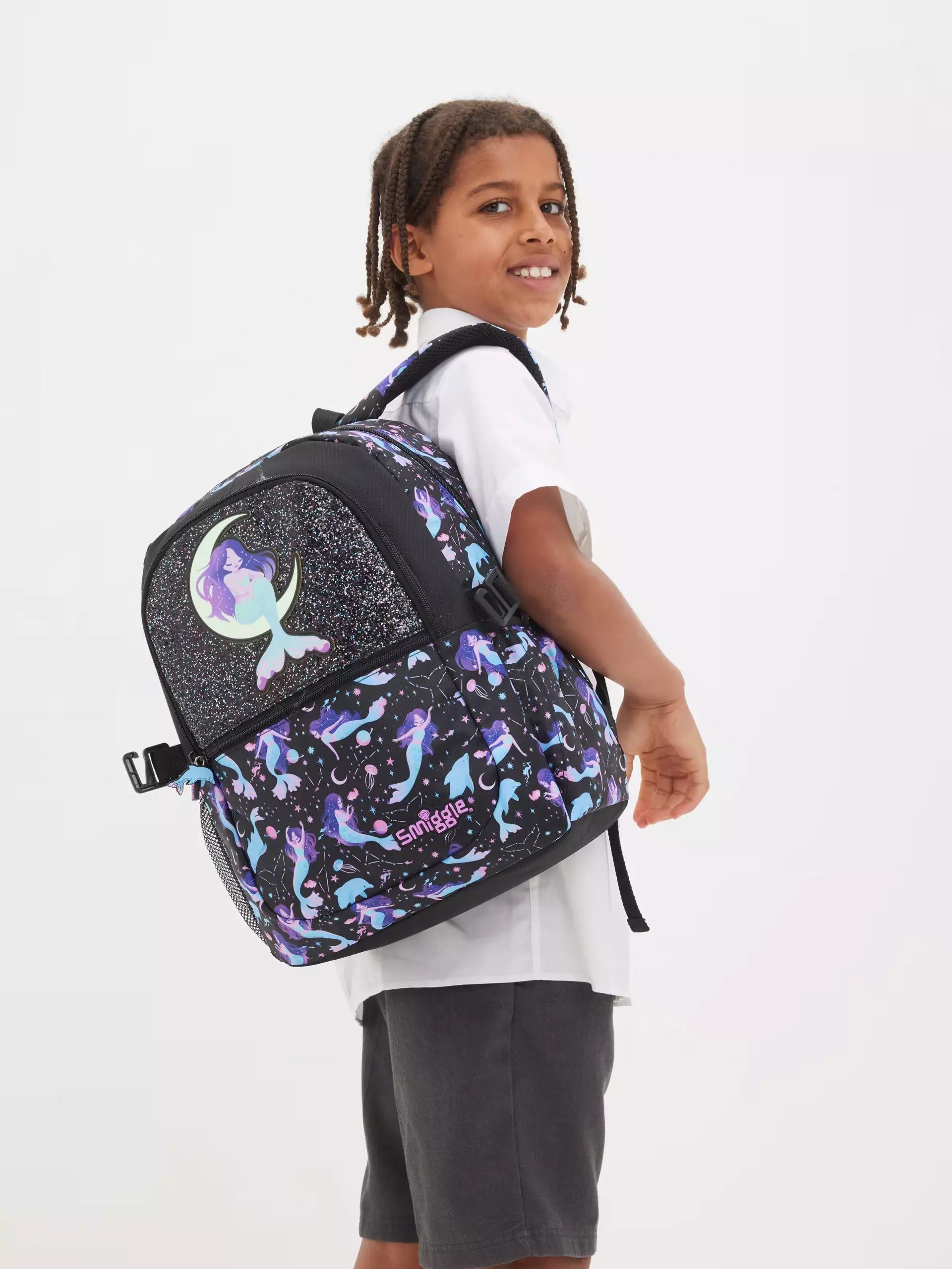 Smiggle – Limitless Klasik Okul Sırt Çantası-Dinossi