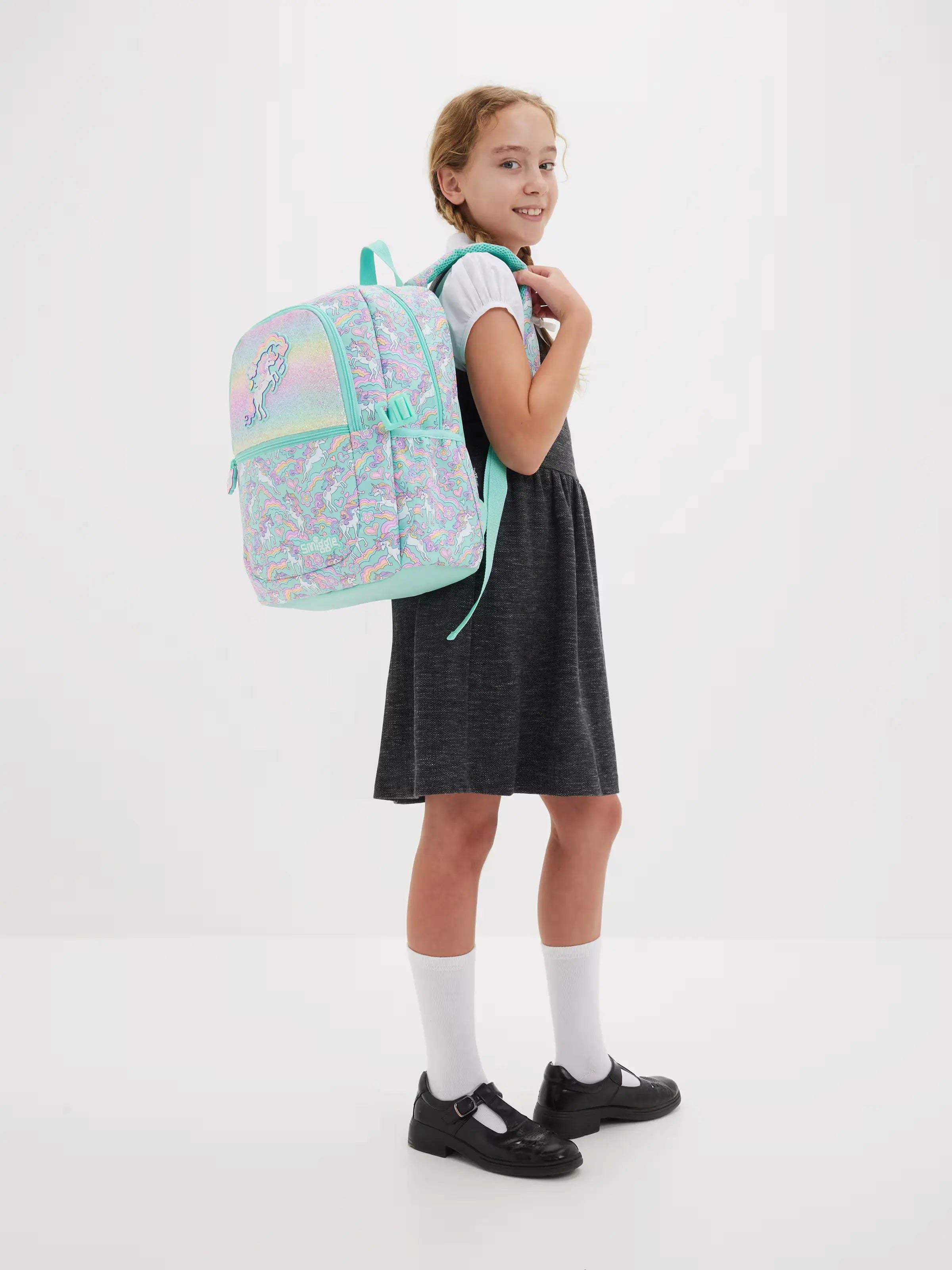 Smiggle – Limitless Klasik Okul Sırt Çantası-Dinossi