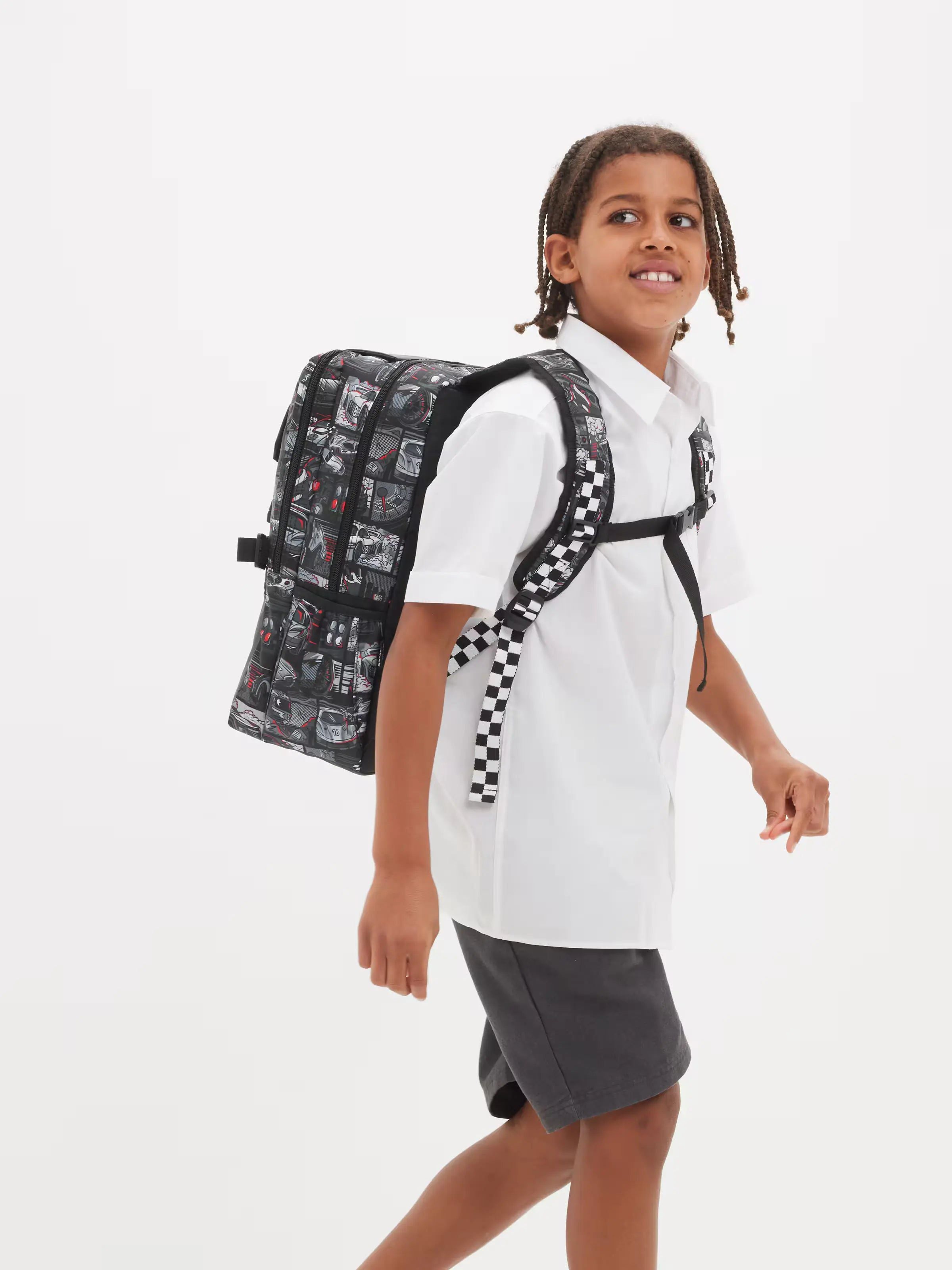 Smiggle - Limitless Ortaokul Sırt Çantası-Dinossi