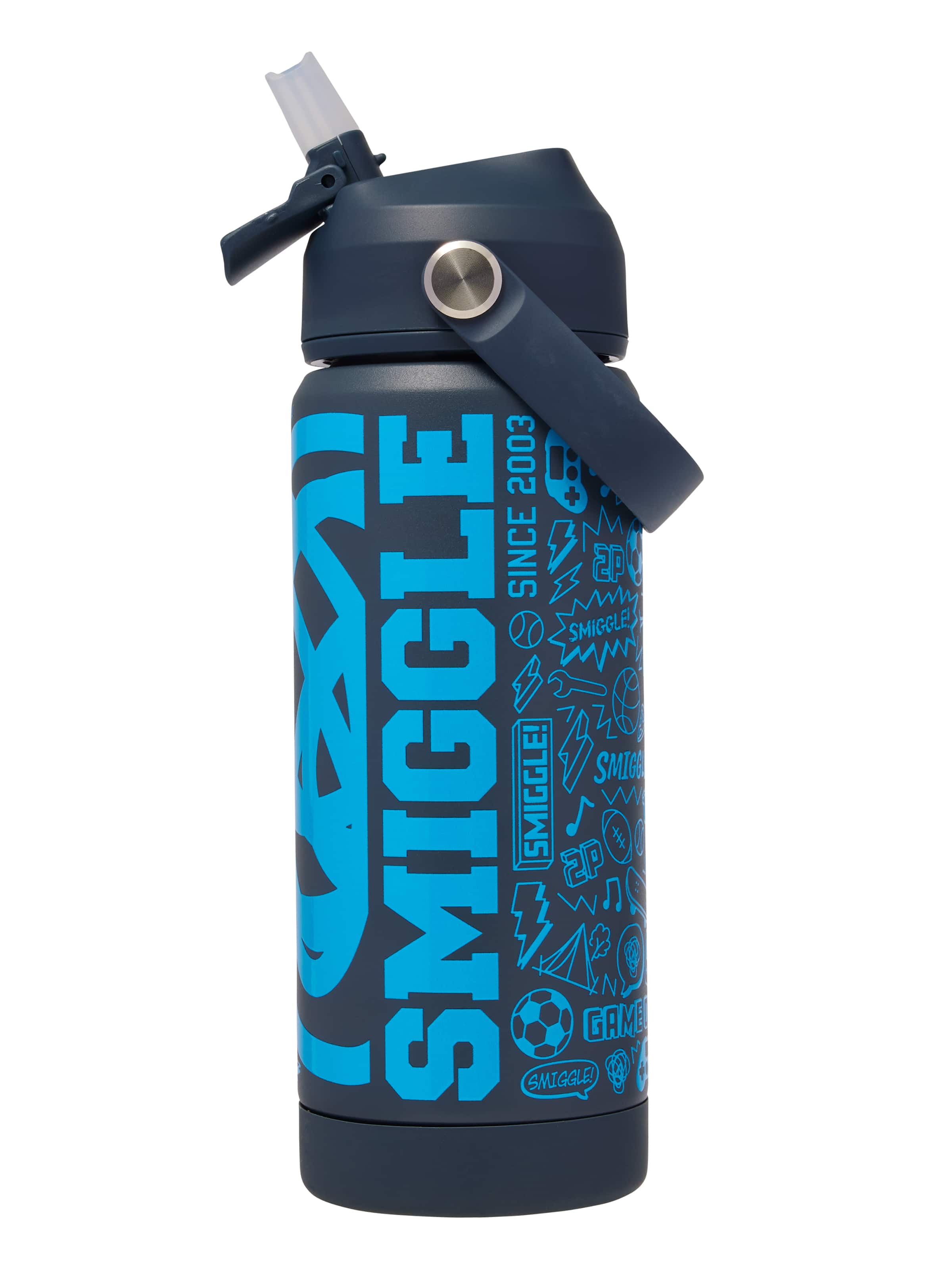 Smiggle - Squiggle Yalıtımlı Paslanmaz Çelik İçecek Şişesi 550Ml