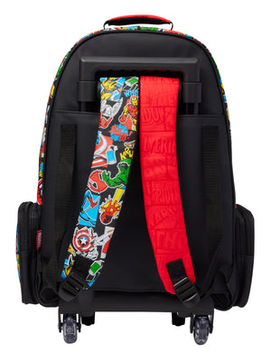 Smiggle - Marvel Çekçekli Işıklı Tekerlekli Çanta