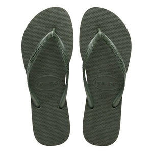 Havaianas - İnce parmak arası terlik | Zeytin yeşili