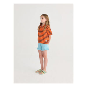 Bobo Choses - Çizgili Terry Polo | Turuncu