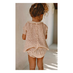 Lilinoa - Lise Liberty Cotton Gingham Bloomer | Ecru