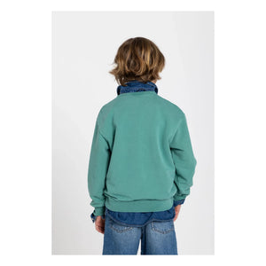 Hundred Pieces - Ryde Wheelers Sweatshirt aus Bio-Baumwolle | Smaragdgrün