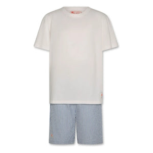 AO76 - Le Pajama Striped Pajamas | Blue