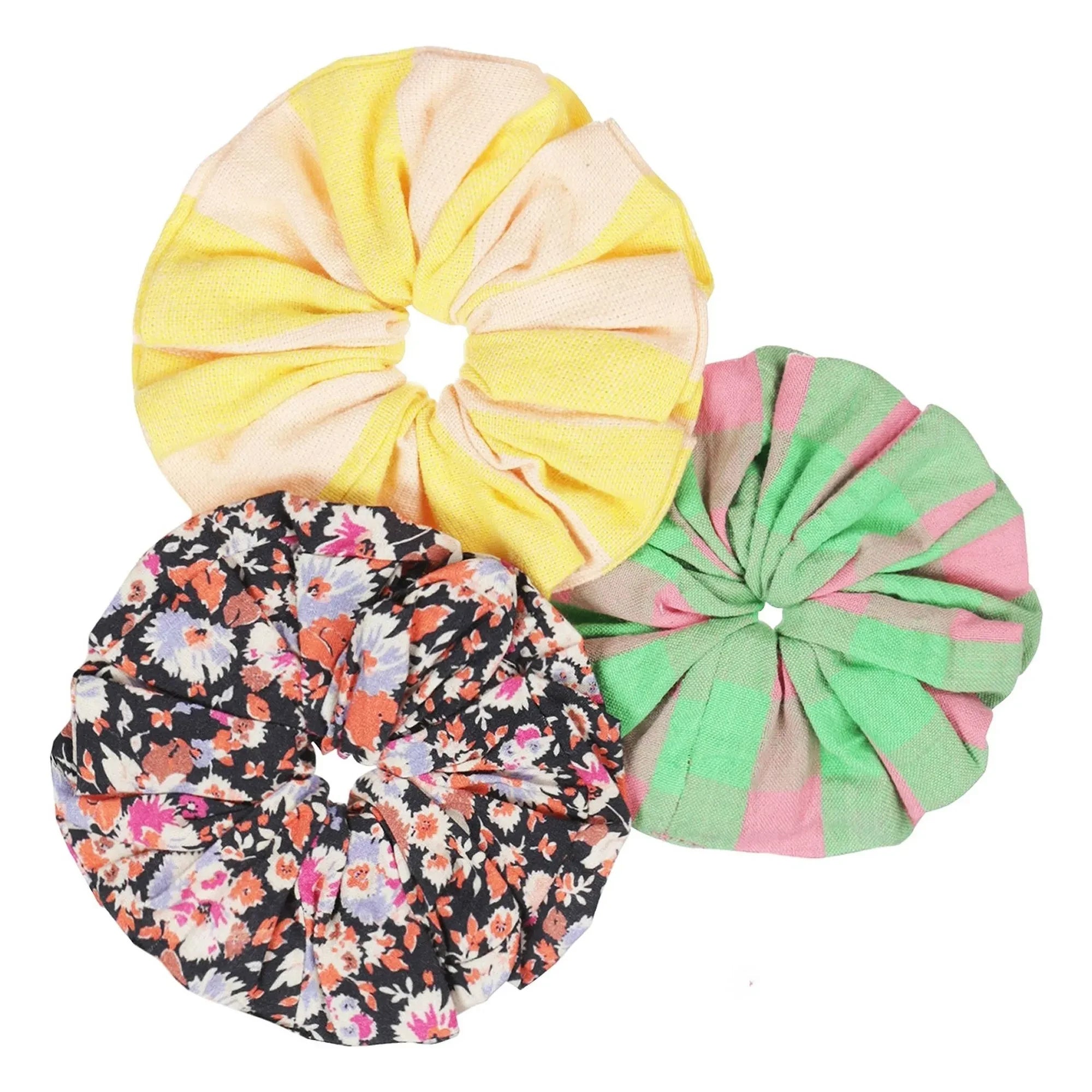 Tumble N'Dry – Haargummi 3er-Pack mit Blumenmotiv | Rosa