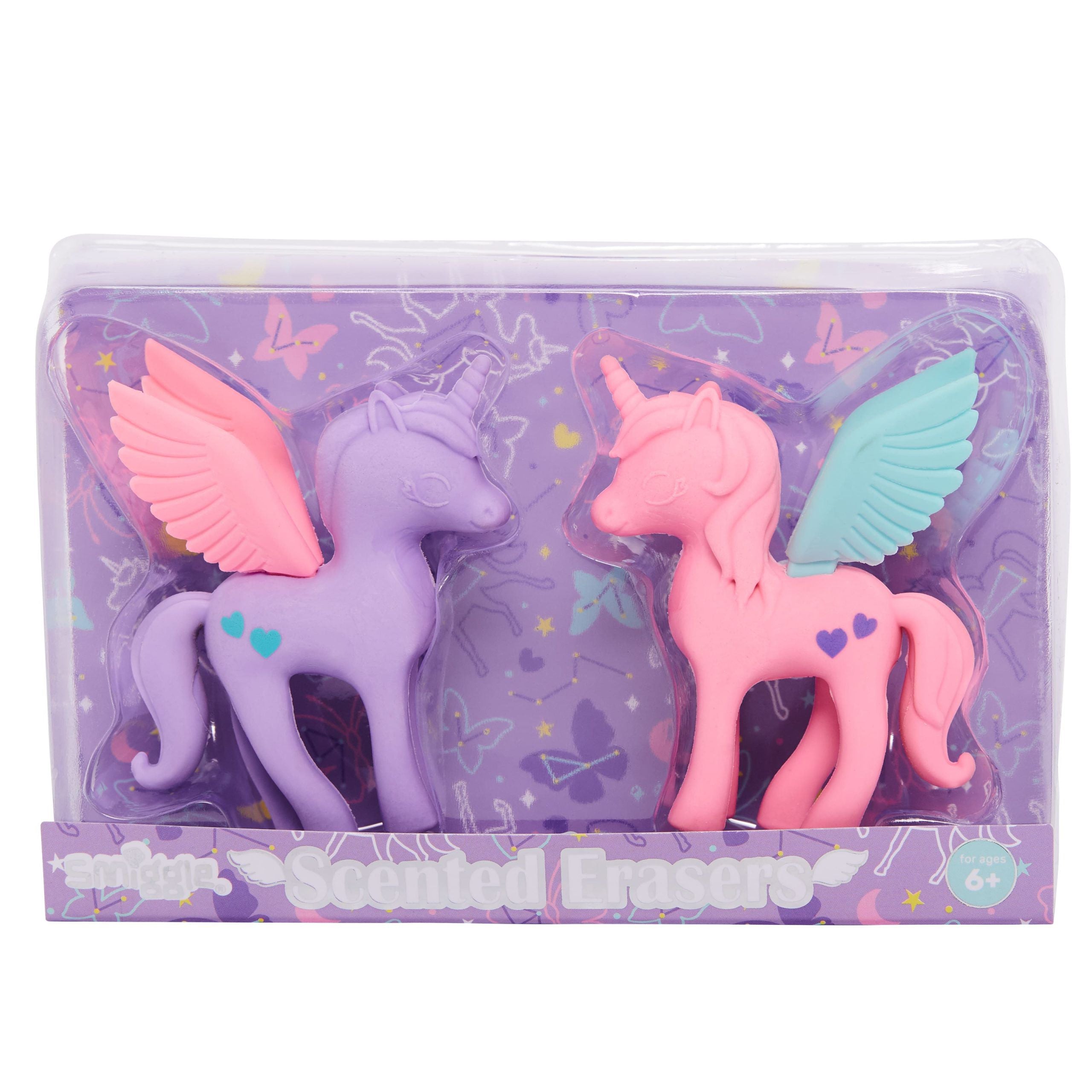 Smiggle - Unicorn Kokulu Silgi Paketi-Dinossi