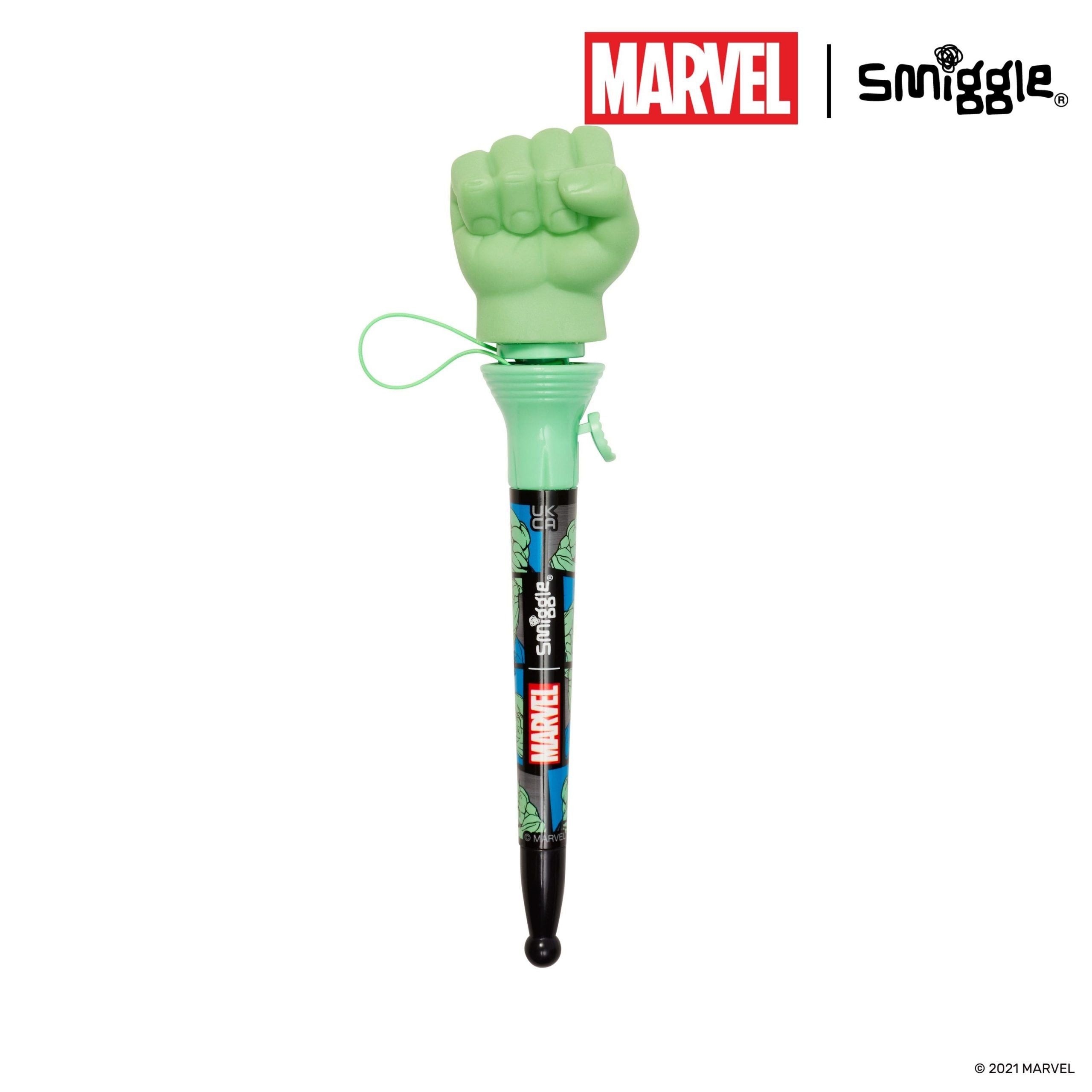 Smiggle - Marvel Yeşil Dev Hulk Kalemi-Dinossi