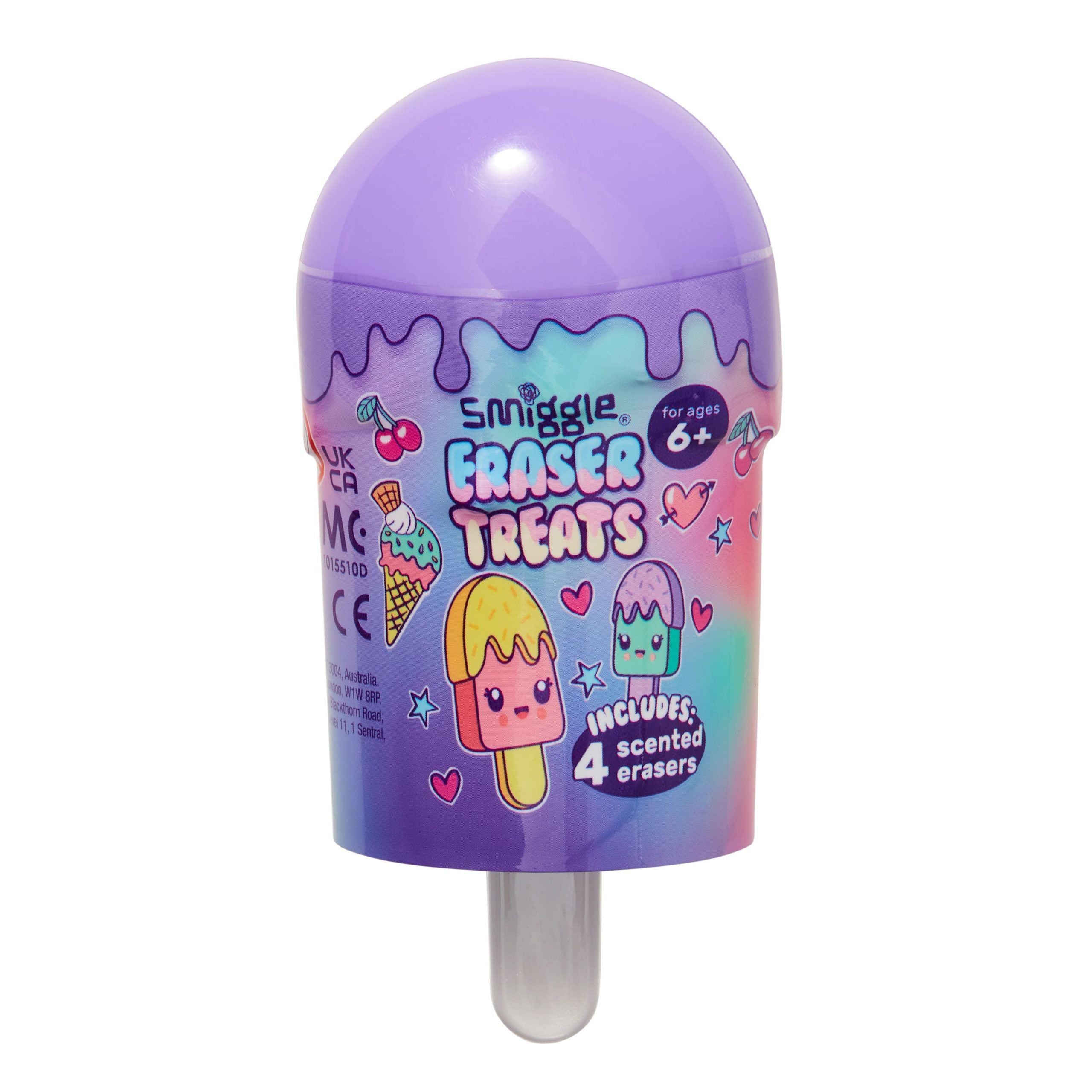 Smiggle - Cool Treat Silgi Paketi-Dinossi