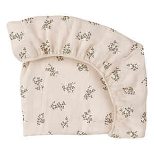 Main Sauvage - Holly Flowers lastikli çarşaf | Kum