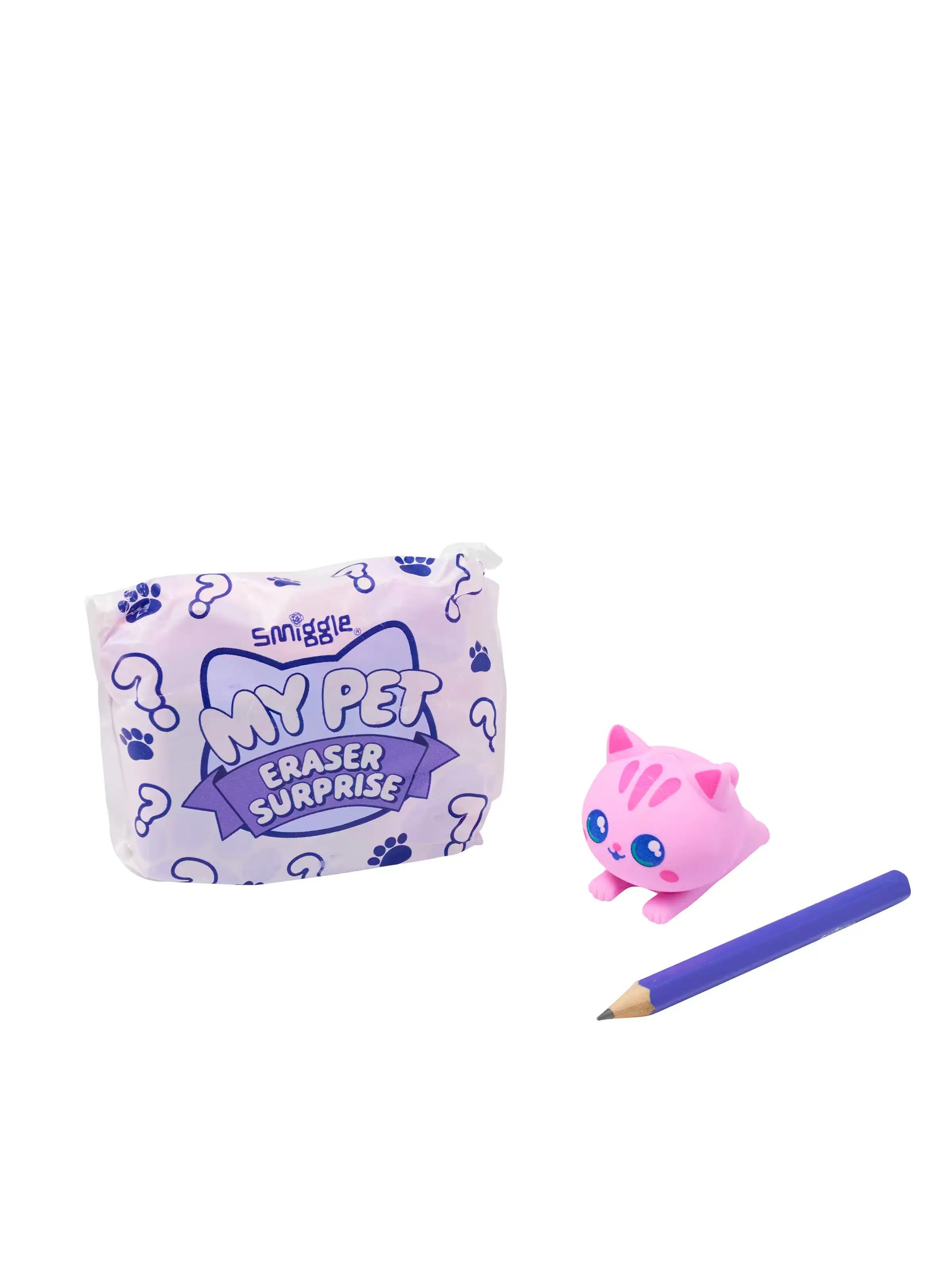 Smiggle - My Pet Sürpriz Kokulu Silgi Seti-Dinossi