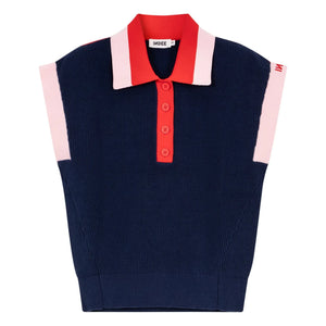 Indee - Valor file polo tişört | Lacivert