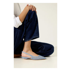 Augusta - Slingback Harper | Blau