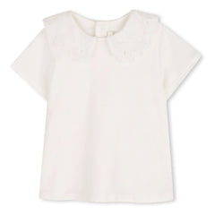 Chloé – T-Shirt aus Bio-Baumwolle | Weiß