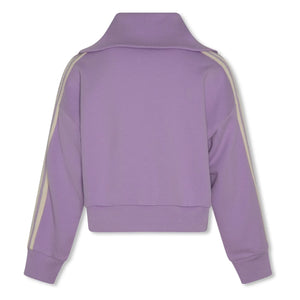 AO76 - Jane recycled cotton zip-up sweatshirt | Lilac