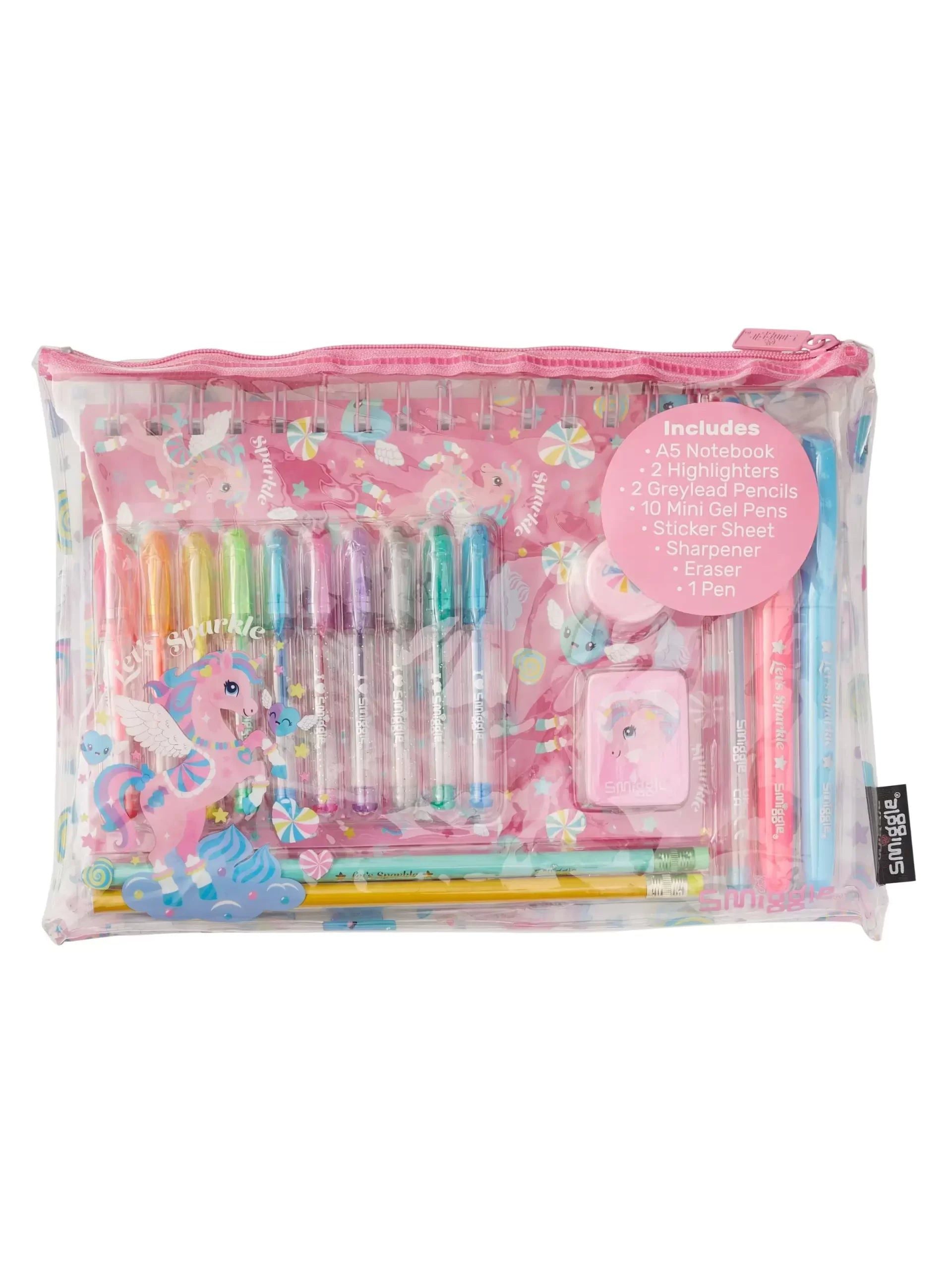 Smiggle - Kokulu A5 Defter ve Kırtasiye Seti-Dinossi