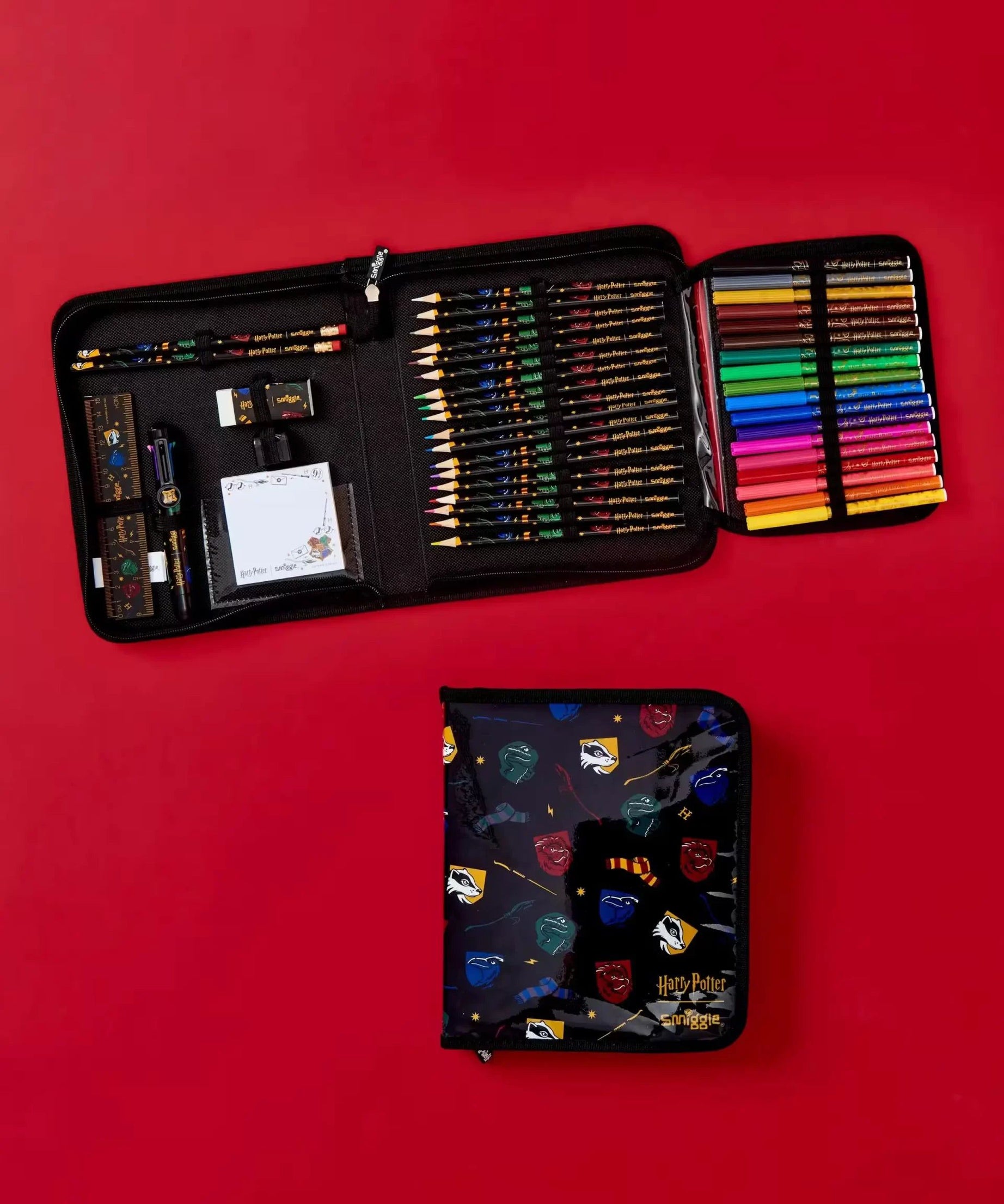 Smiggle -Harry Potter Özel Kalemleri ve Kalem Kutusu Paketi-Dinossi