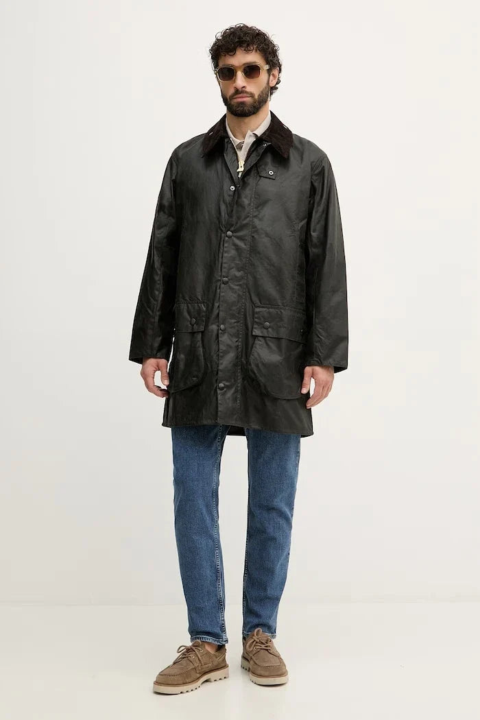 Barbour uzun erkek pamuk ceket