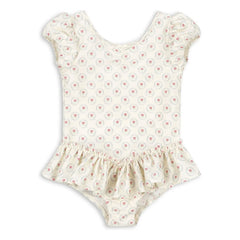 Konges Sløjd - 1 Piece Swimsuit Malti Ruffled Recycled Fiber | Ecru