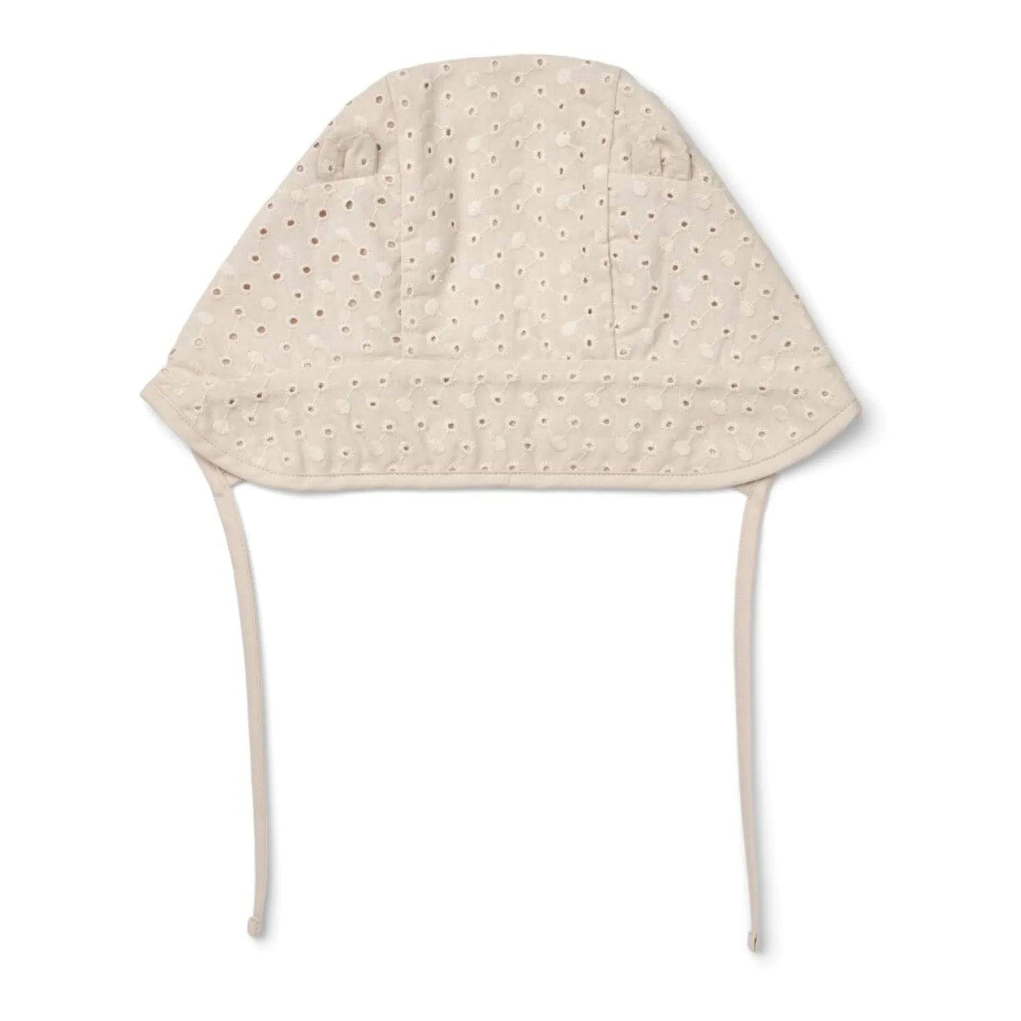 Liewood - Organic Cotton Light Embroidered Bonnet Rae | Beige
