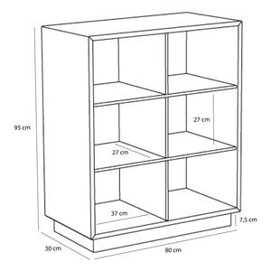 Hübsch - Disco Oak Storage Unit
