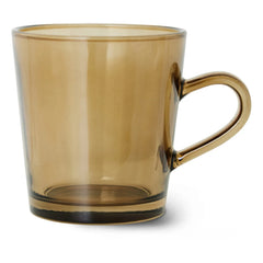 HKliving - 70er Kaffeetassen - 4er Set | Braun