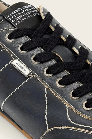 AllSaints Liam Low Top erkek deri spor ayakkabı